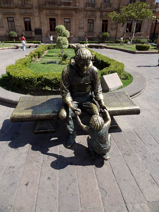 monument in central plaza san luis potosi