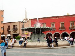 Fountain in Leon, Mexico