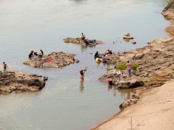 Bathing And Washing Clothes In The River Bathing And Washing Clothes In The River