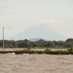 Lake - Volcano In The Distance