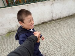 Luis And I Out On A Walk