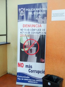 Anti-Corruption Display At Immigration