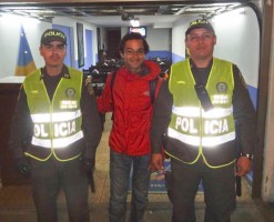 Me With The Police After Being Robbed In Colombia