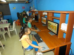 The Kids Using The Computers