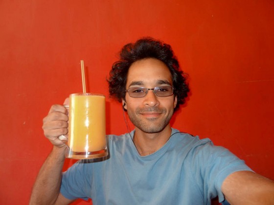 A Gigantic Glass Of Juice