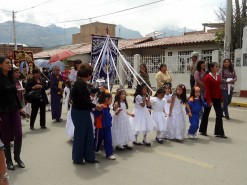 Little Girls Leading The Procession