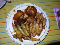 Panchamanca (Meat, Potatoes, Oca)