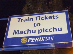 The Train To Machu Pichu