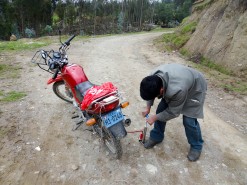 Trying To Fill The Tire