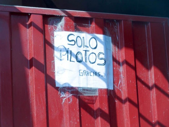 Bathroom Only For Pilots (Bus Drivers) - Peru