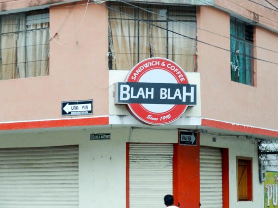 Blah Blah Pay Us For Food - Banos, Ecuador