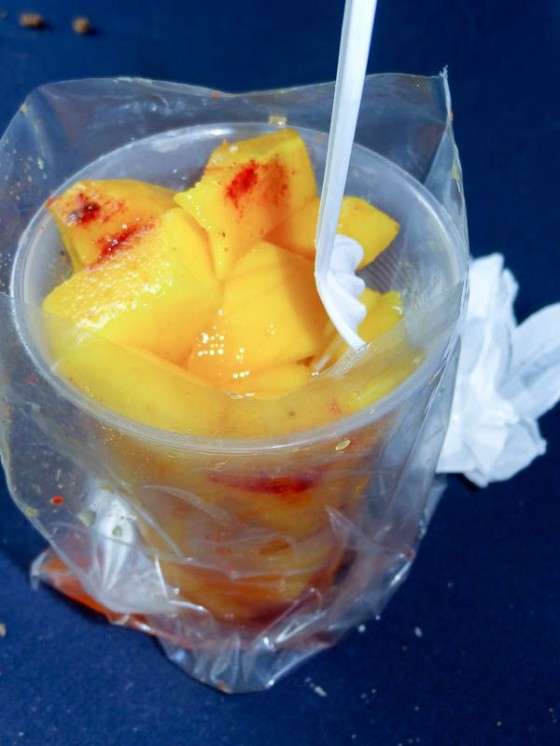 Cup Of Mango With Chilli Powder
