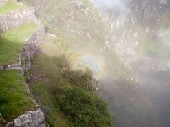 First Glimpses Of Machu Pichu