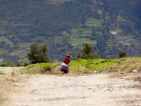Lady In The Mountains - Huaraz, Peru