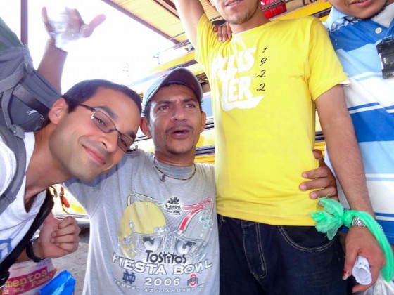 OSU Shirt At Bus Station - Managua, Nicaragua