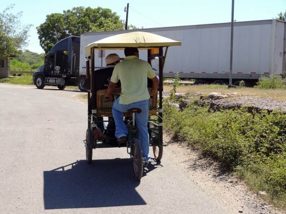 Pedal Taxi To Nicaraguan Border