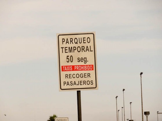 Temporary Parking (for exactly 50 seconds) - Lima Airport, Peru