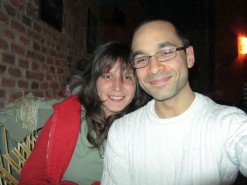 Michaela And I In Prague in Jan 2011