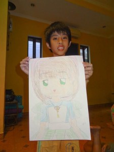 A Future Artist And His Artwork A Future Artist And His Artwork