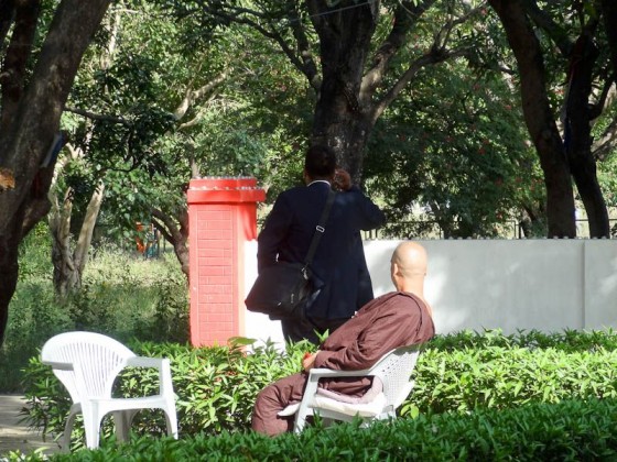 Monk And Businessman