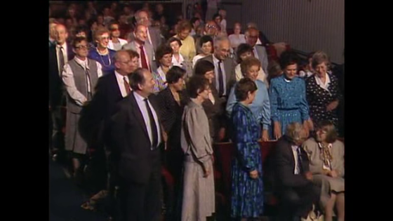 Nicholas And His Wife In The Front Row