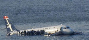 plane crash hudson river
