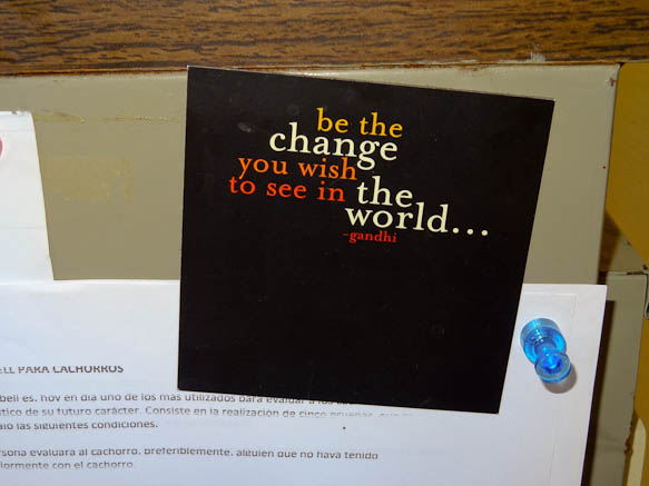 magnet be the change you wish to see in the world gandhi