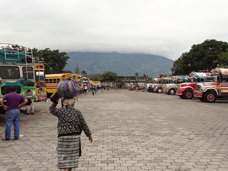 View Of The Volcano From Bus Station