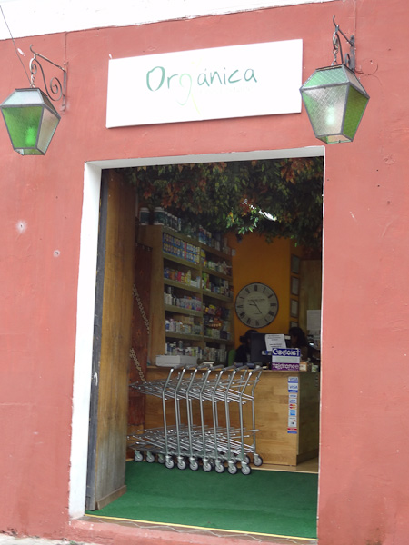 Organic Food Store in Antigua, Guatemala