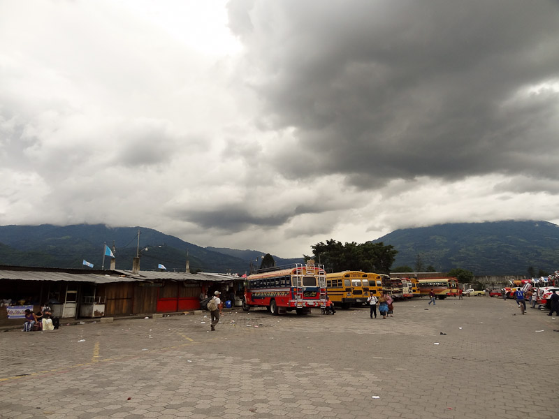 View Of The Volcano From Bus Station