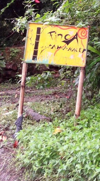 Finca Amanecer Sign Finca Amanecer Sign