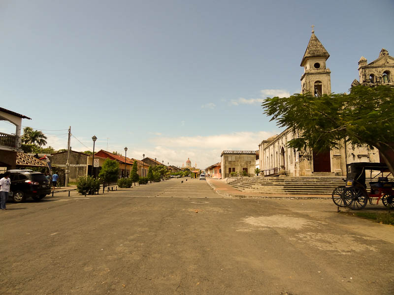 View Of City From End Of Tourist Street