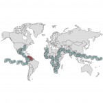 Happy Nomad Tour Route With Venezuela Highlighted