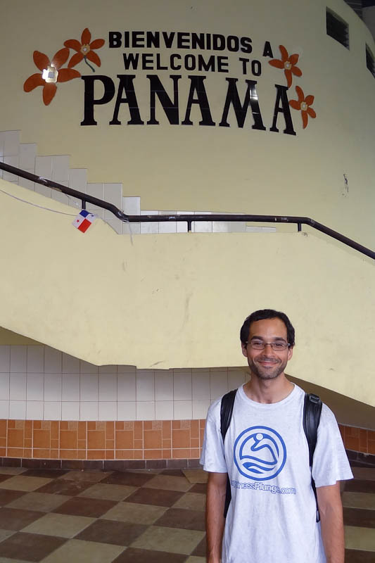 Me Crossing The Border In Panama Me Crossing The Border In Panama