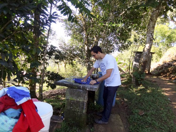 Washing Clothes By Hand In Panama