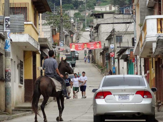 Old And New Transport In Guatemala Old And New Transport In Guatemala