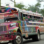 Chicken Bus In Guatemala