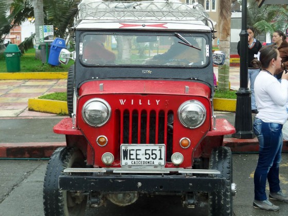 Going To Cocora By Jeep/Willy