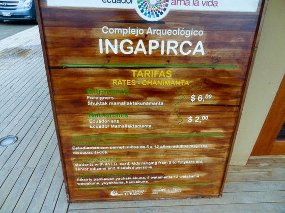 Ingapirca Entrance