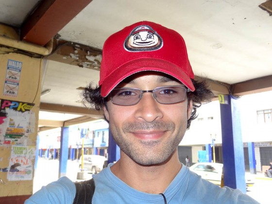 Trying On The Ohio State Hat