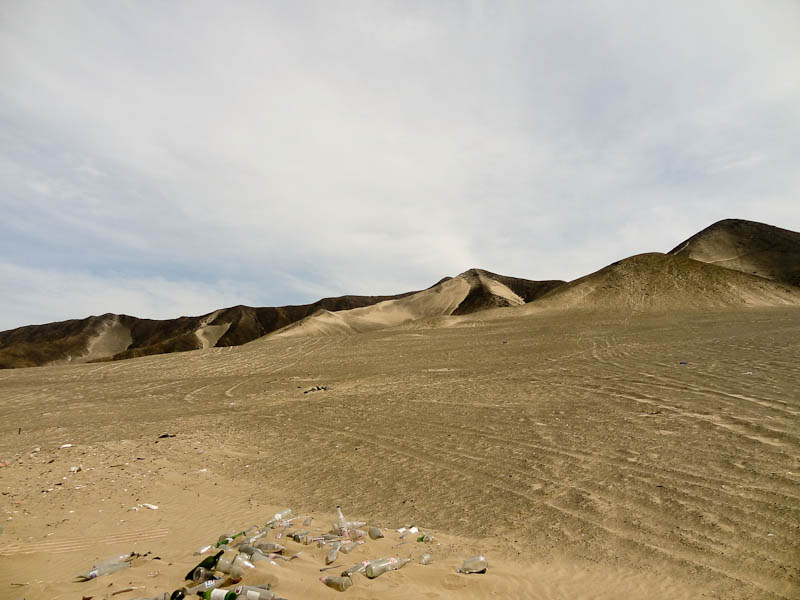 The Beautiful Desert With Garbage