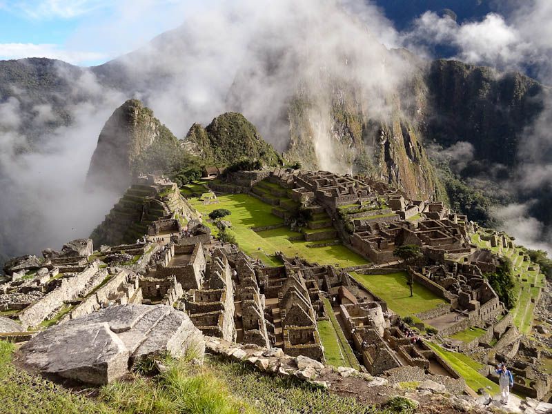 First Glimpses Of Machu Pichu