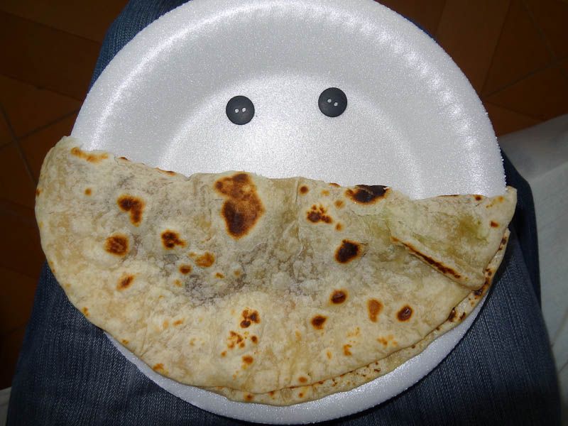 Happy Baleada In Honduras