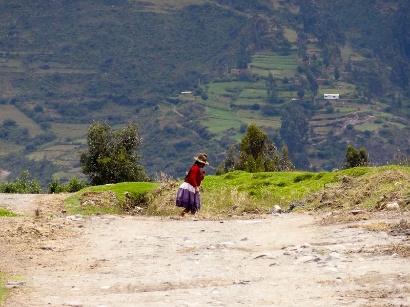 Lady In The Mountains - Huaraz, Peru