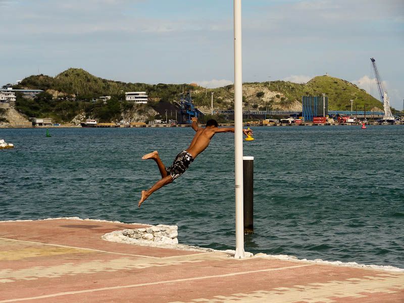 Taking The Plunge - Santa Marta, Colombia