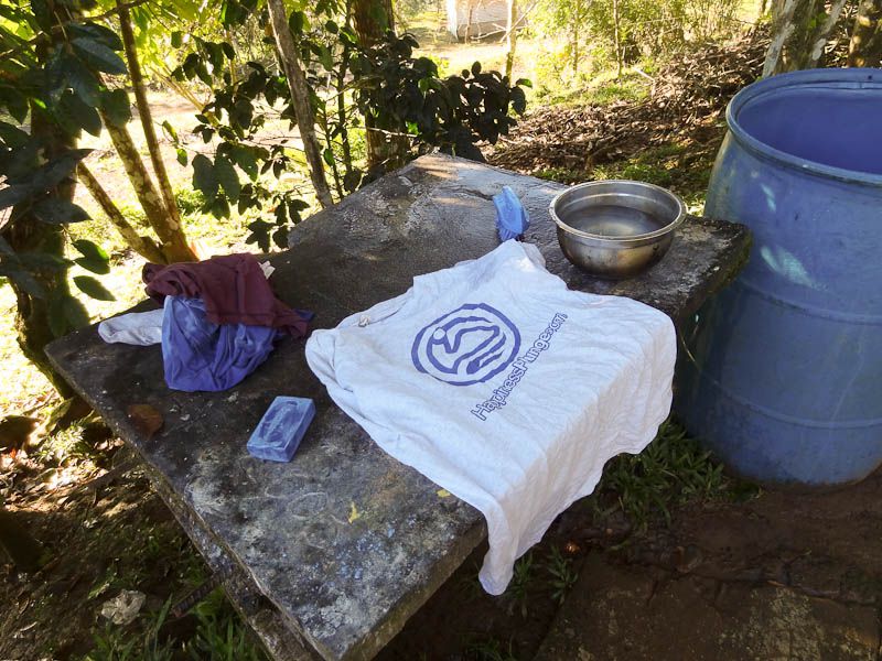 Washing Clothes By Hand - Chichica, Panama