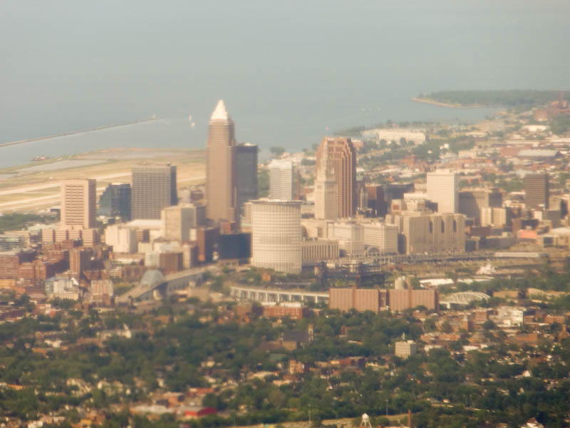 City Of Cleveland From The Air