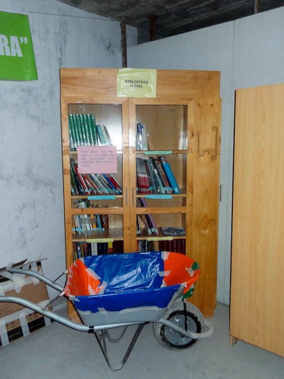 Mobile Library At The Construction Site