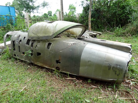 Fighter Jet Wreckage