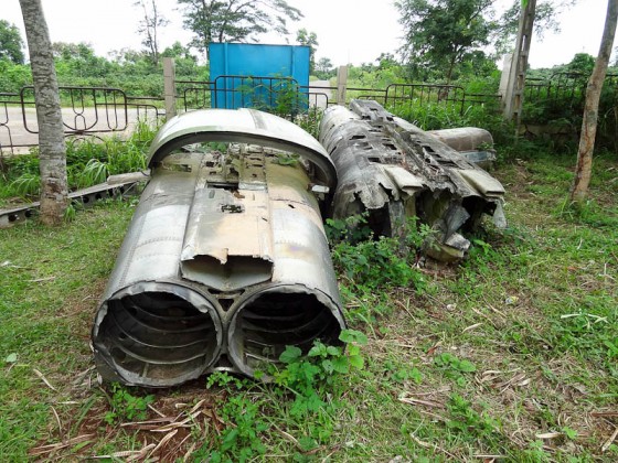 Fighter Jet Wreckage